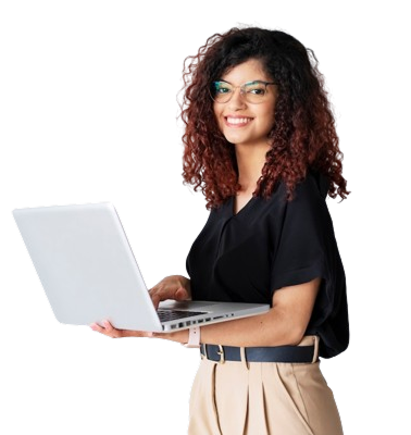 Illustration of person using Truthify platform